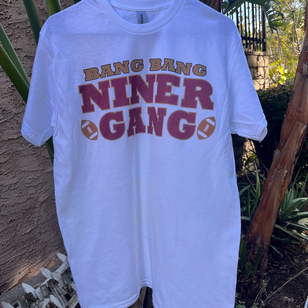 Bang bang niner  gang  t shirt. S-3X available